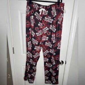 DC COMICS SUICIDE SQUAD NWT Men’s Pajama Pant Drawstring Closure Button Front XL